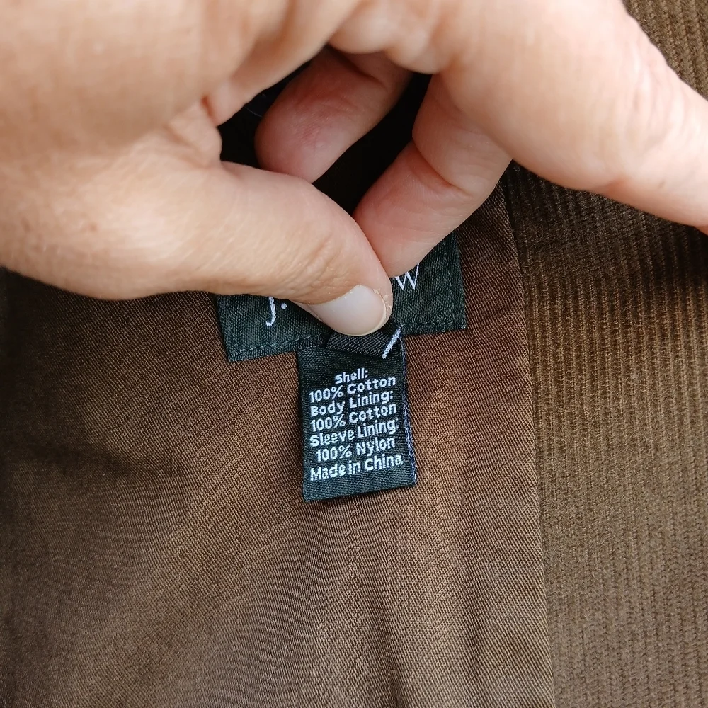 Vintage J. Crew Corduroy Sport Coat Large
